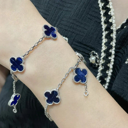 [Moco jewelrys]CLOVER 5 MOTIF PIETERSITE BRACELET COLLECTION
