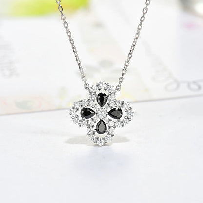 [moco jewelrys]LOOP NECKLACE FULL MOTIF DIAMOND 16MM MULTIPLE COLORS