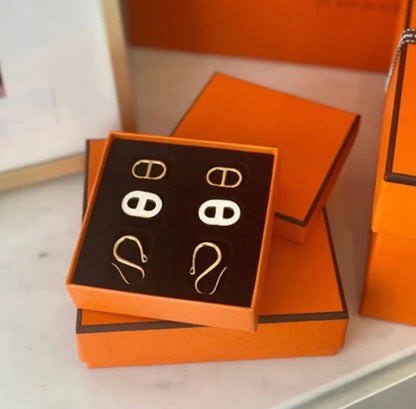 [moco jewelrys]HM O'MAILLON GOLD EARRINGS