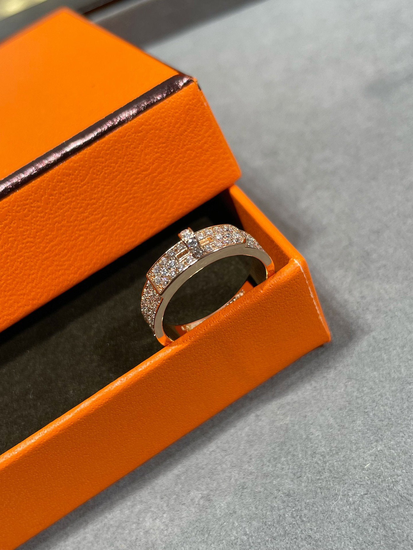 [moco jewelrys]KELLY PINK GOLD DIAMOND RING
