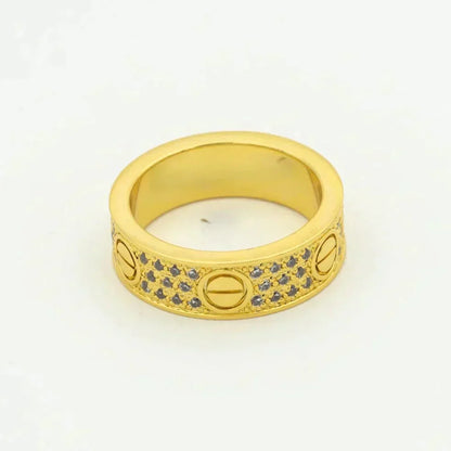 [moco jewelrys]LOVE RING 5.5MM DIAMONDS PAVED