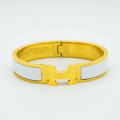 [moco jewelrys]H WHITE BRACELET