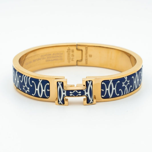 [moco jewelrys]H BRACELET BLACK MULTICOLOR