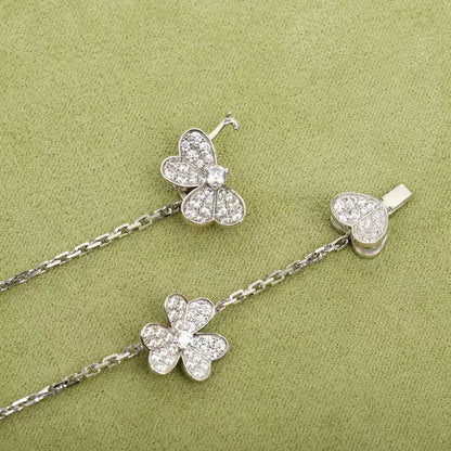 [moco jewelrys]FRIVOLE SILVER 9 FLOWERS NECKLACE