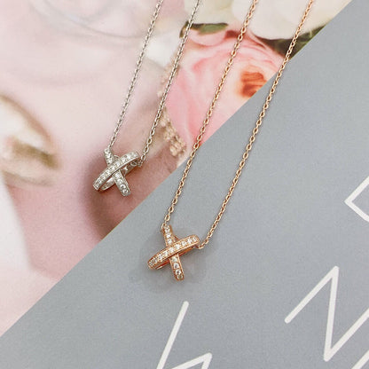 [moco jewelrys]JEUX DE DIAMOND NECKLACE
