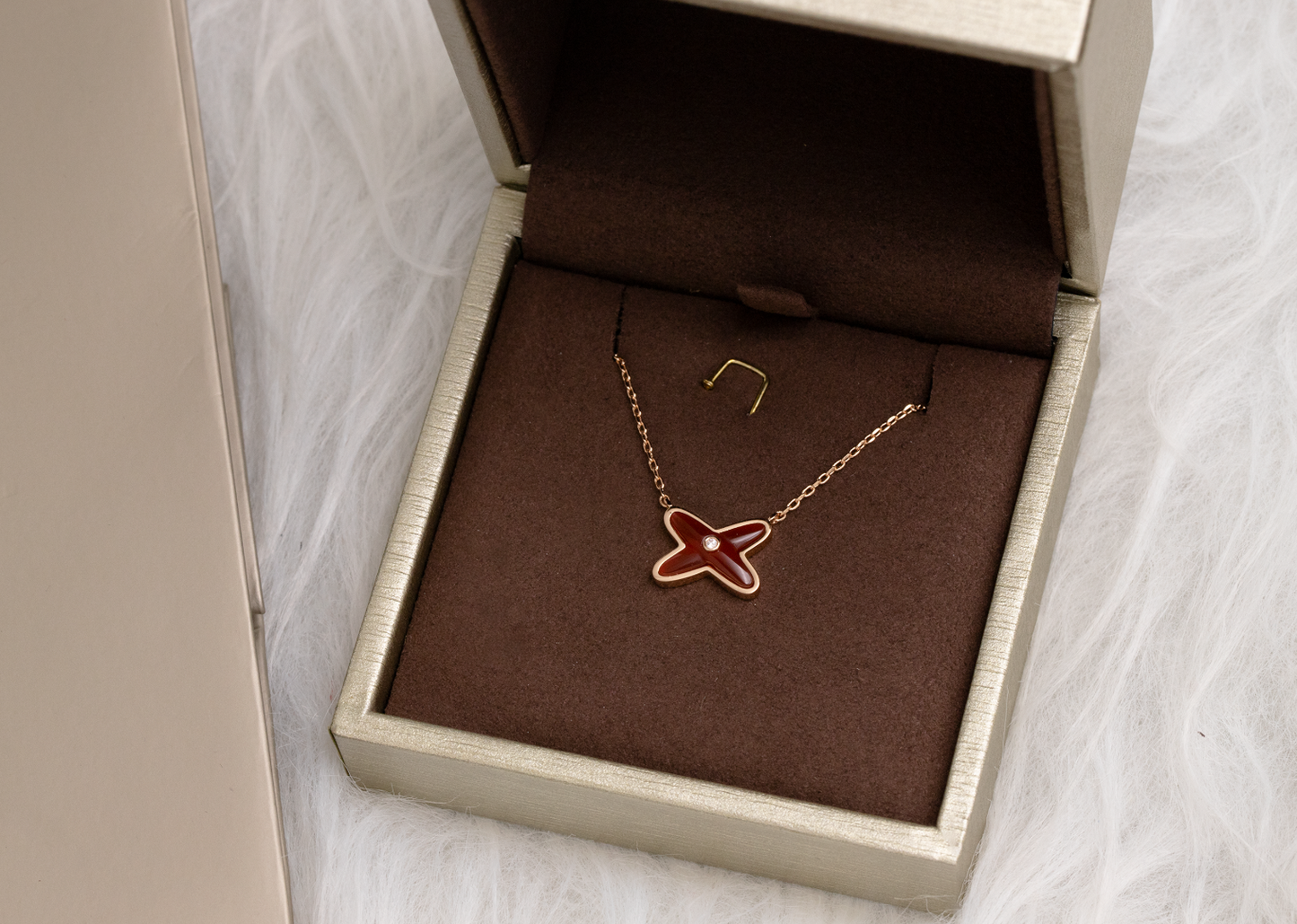 [moco jewelrys]JEUX DE NECKLACE 1 DIAMOND