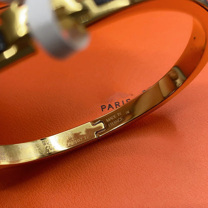 [moco jewelrys]CLASSIC HM CLIC BLACK 8MM ENAMEL BRACELET