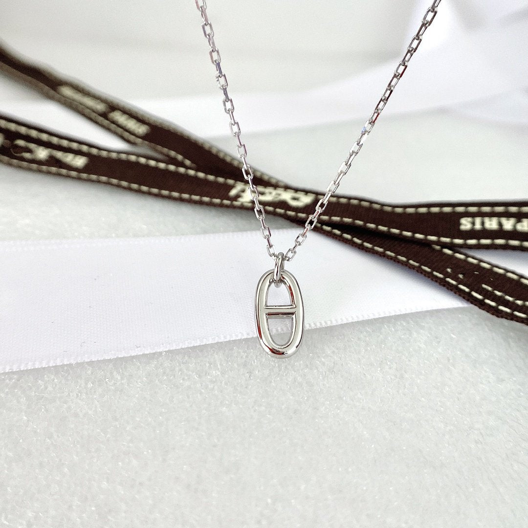 [moco jewelrys]HM PIG NOSE NECKLACE