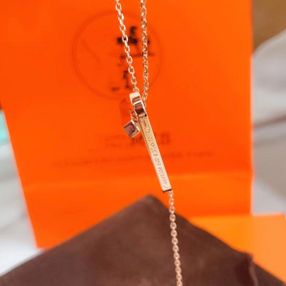 [moco jewelrys]HM NECKLACE PLATINUM ROSE GOLD DIAMOND