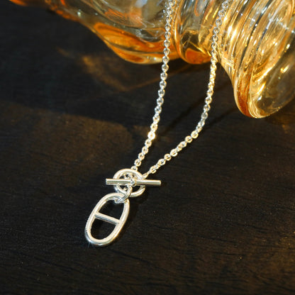 [moco jewelrys]HM CHAINE D'ANCRE PENDANT NECKLACE STERLING SILVER