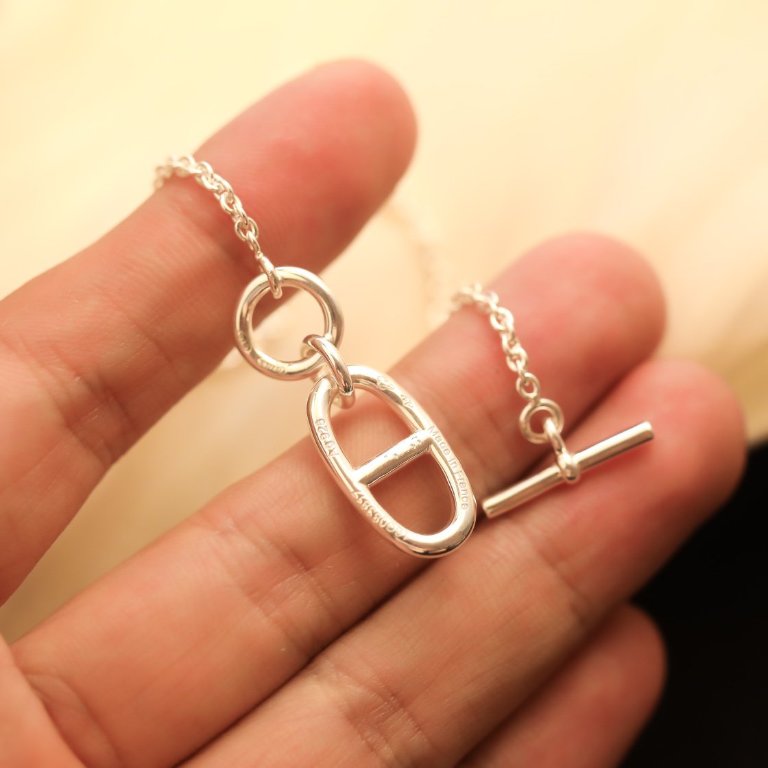 [moco jewelrys]HM CHAINE D'ANCRE PENDANT NECKLACE STERLING SILVER