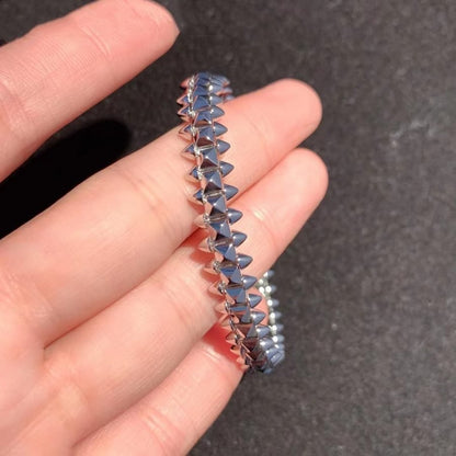 [moco jewelrys]CLASH SILVER BRACELET