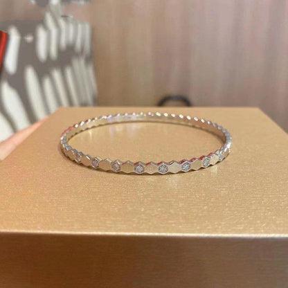 [moco jewelrys]BEE LOVE SILVER DIAMOND BRACELET