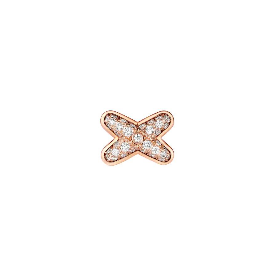 [moco jewelrys]JEUX DE PINK GOLD DIAMOND EARRINGS