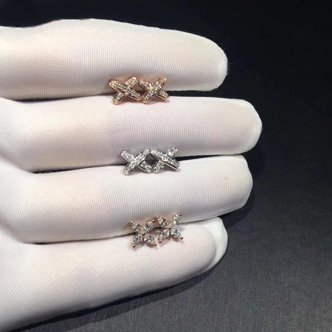 [moco jewelrys]JEUX DE DIAMOND EARRINGS