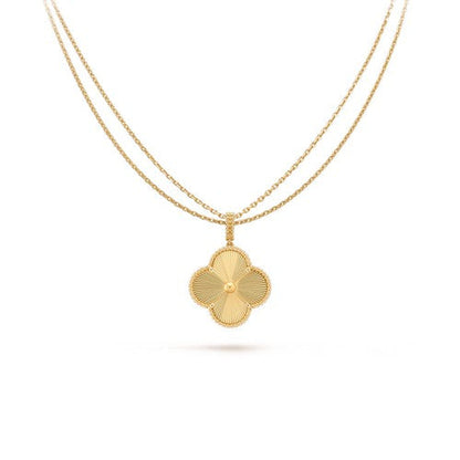 [moco jewelrys]CLOVER 25MM PEDANT NECKLACE GOLD
