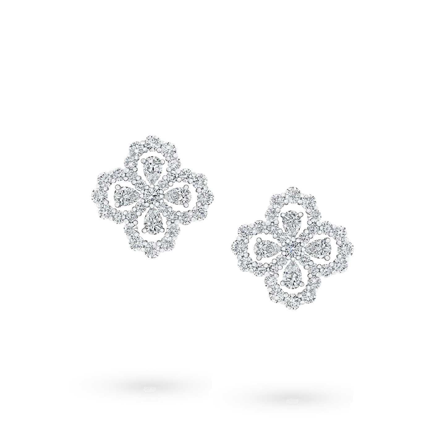 [moco jewelrys]LOOP EARRINGS FULL MOTIF DIAMOND 16MM