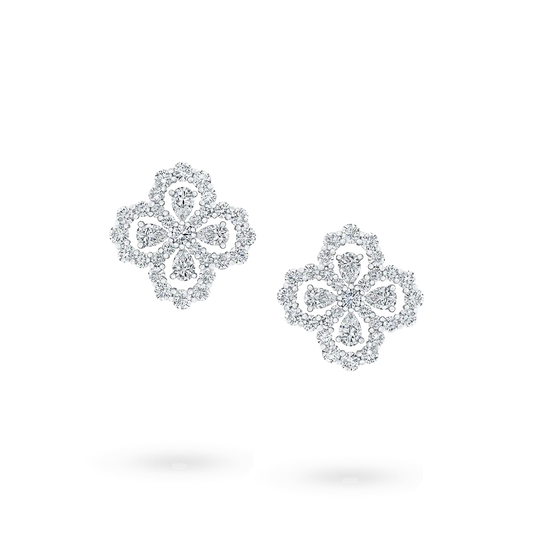 [moco jewelrys]CREOLEN VOLL MOTIV DIAMANT 16MM