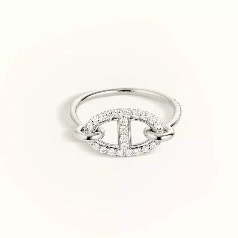 [moco jewelrys]RONDE SMALL SILVER DIAMOND RING