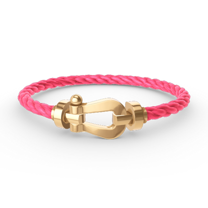 [moco jewelrys]FORCE LARGE HORSESHOE NO DIAMOND BRACELET GOLD