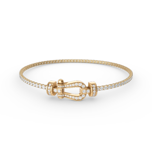 [moco jewelrys]FORCE  HORSESHOE  DIAMOND TENNIS BRACELET