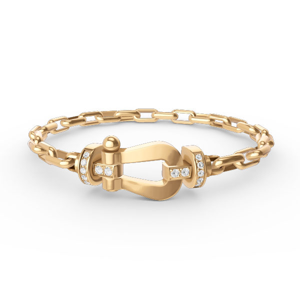 [moco jewelrys]FORCE LARGE HORSESHOE CLASP  METAL BRACELET