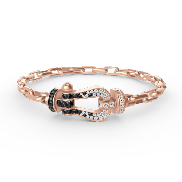 [moco jewelrys]FORCE LARGE HORSESHOE CLASP  METAL BRACELET