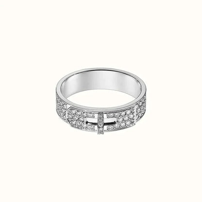 [moco jewelrys]KELLY SILVER DIAMOND RING