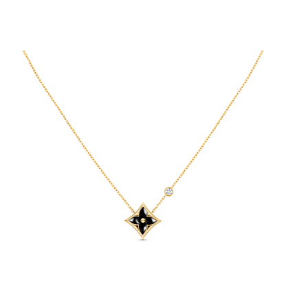 [moco jewelrys]STAR BLACK MOP NECKLACE