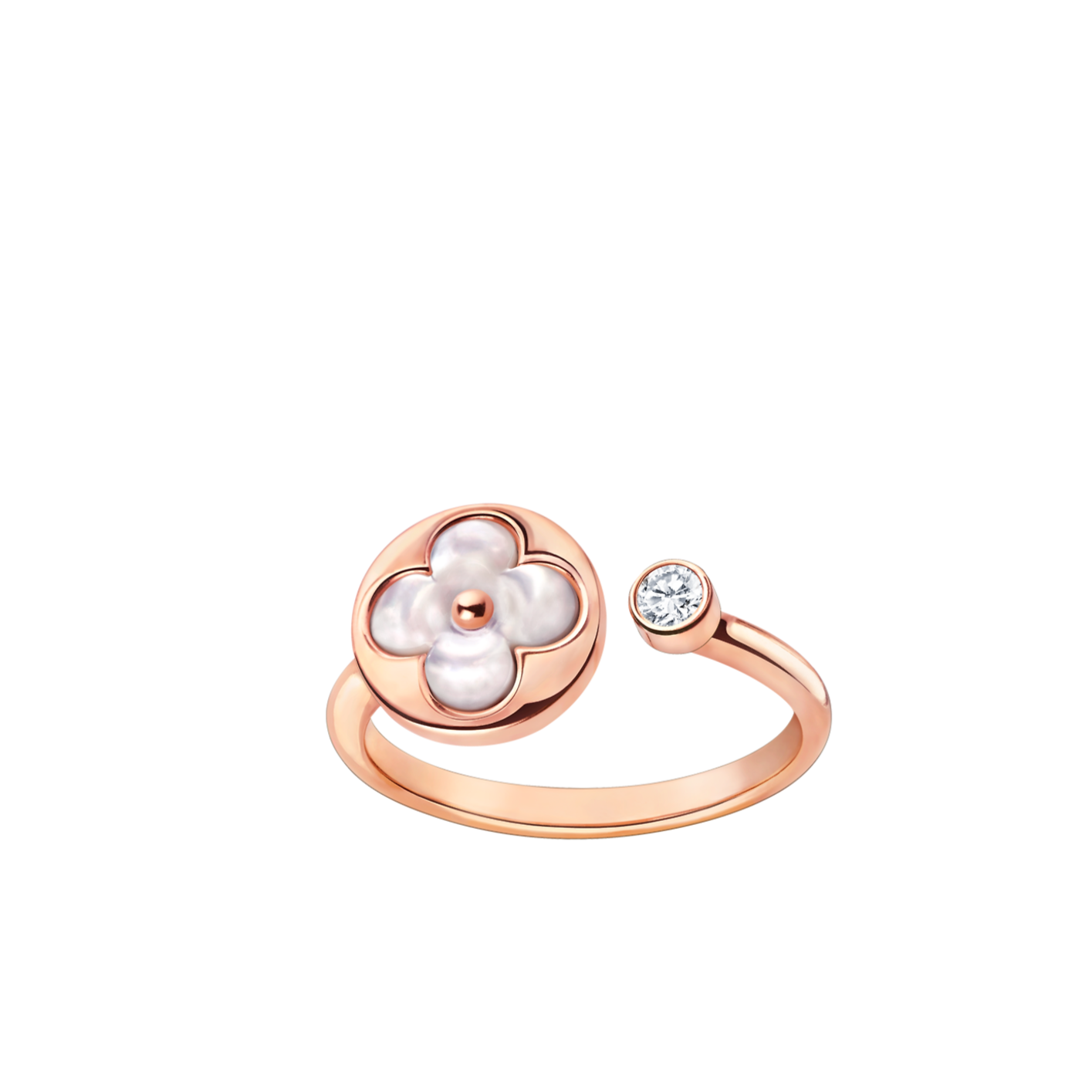 [moco jewelrys]SUN 1 DIAMOND PINK MOP RING
