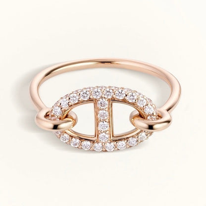 [moco jewelrys]RONDE SMALL DIAMOND RING