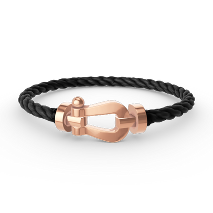 [moco jewelrys]FORCE LARGE HORSESHOE NO DIAMOND BRACELET ROSE GOLD