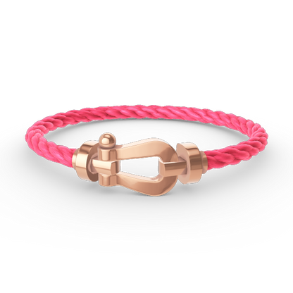 [moco jewelrys]FORCE LARGE HORSESHOE NO DIAMOND BRACELET ROSE GOLD