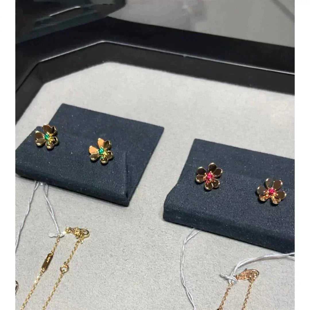 [moco jewelrys]FRIVOLE  FLOWER PINK EARRINGS