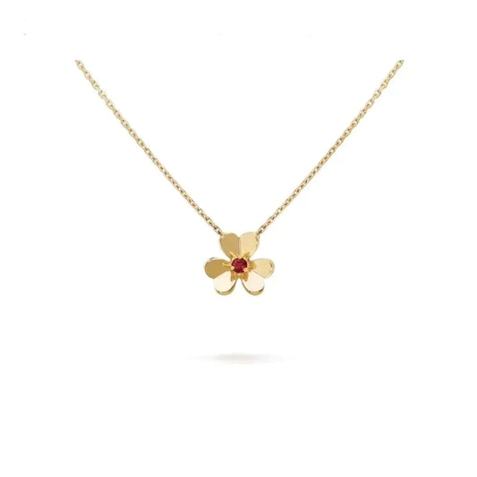 [moco jewelrys]FRIVOLE GOLD FLOWER NECKLACE