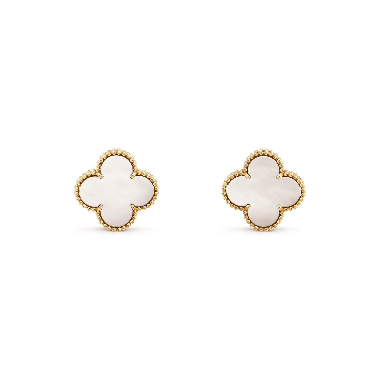 [moco jewelrys]CLOVER MINI GOLD EARRINGS
