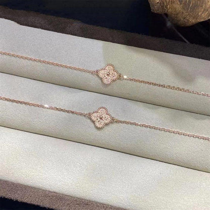 [moco jewelrys]CLOVER SINGLE FLOWER BRACELET