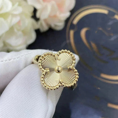 [moco jewelrys]CLOVER GOLD RING