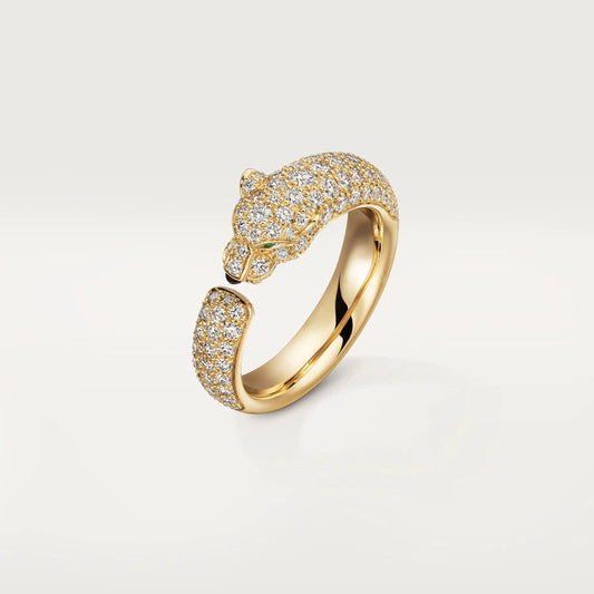 [moco jewelrys]PANTHERE PINK GOLD DIAMOND RING